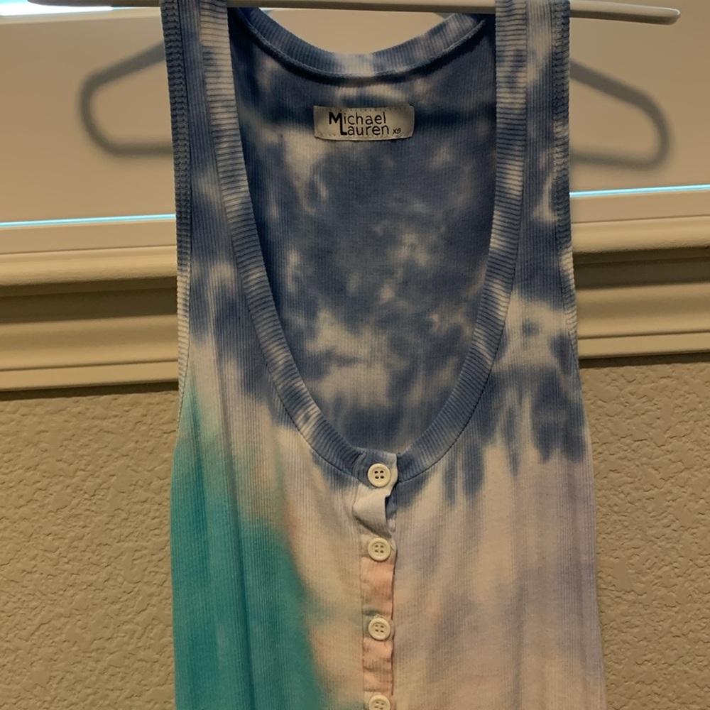 Michael Lauren Galaxy WashTie Dye Dress Size XS - Picture 3 of 11